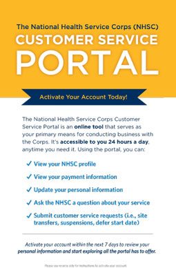 NHSC Flyer