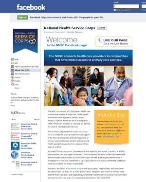 NHSC Facebook Page